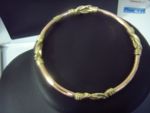 Yellow Twist Knott + Rose Gold Bangle G D 02241