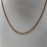  9 CARAT GOLD SOLID YELLOW GOLD FIGERO CHAIN AG1161Y