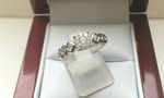 solid 18 CARAT WHITE GOLD RING RJR16903W